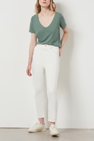T-shirt en lin - Vert