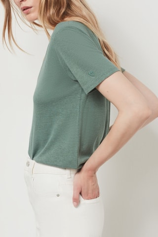 T-shirt en lin - Vert