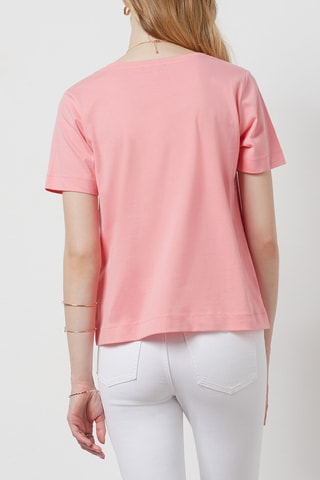 T-shirt en coton biologique - Rose