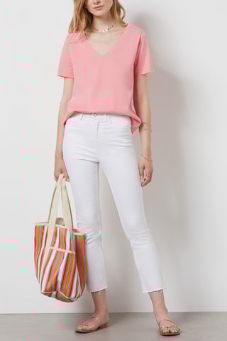 T-shirt en coton biologique - Rose