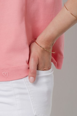 T-shirt en coton biologique - Rose