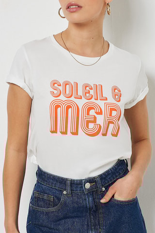 T-shirt Ecru