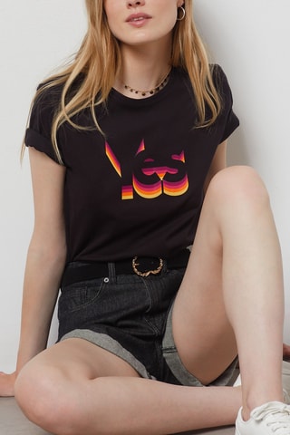 T-shirt en coton biologique - Noir