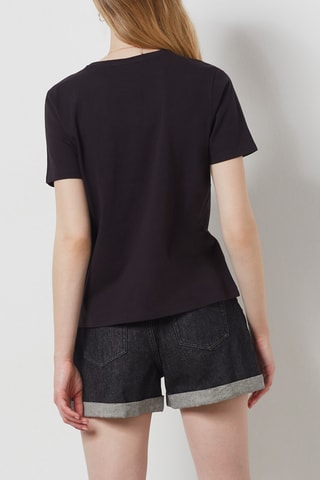 T-shirt en coton biologique - Noir