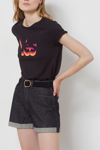 T-shirt en coton biologique - Noir