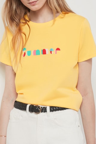 T-shirt - Moutarde
