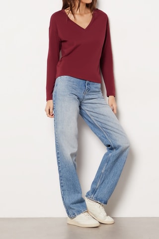 T-shirt - Rouge - Etam