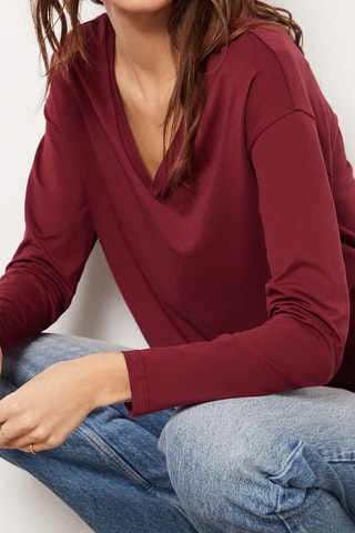 T-shirt - Rouge - Etam