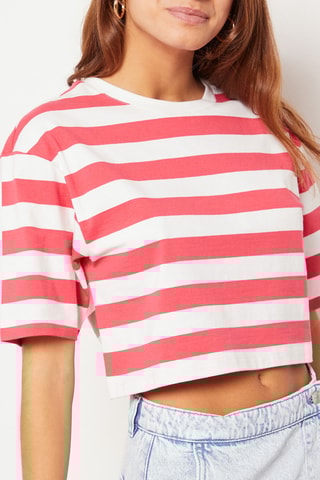 T-shirt oversize - Rouge