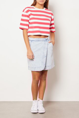 T-shirt oversize - Rouge