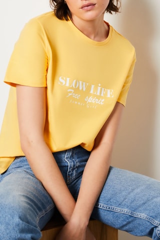 T-shirt - Jaune