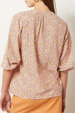 Blouse en lin Blanc