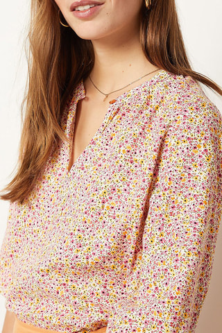 Blouse en lin Blanc