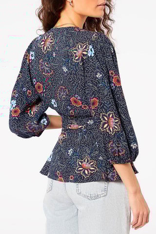 Blouse portefeuille Multicolore