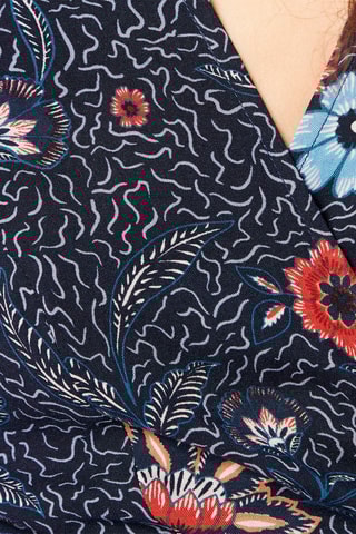 Blouse portefeuille Multicolore