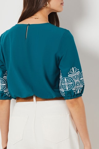 Blusa - Azul-pato