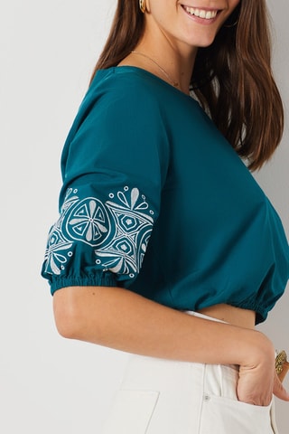 Blusa - Azul-pato