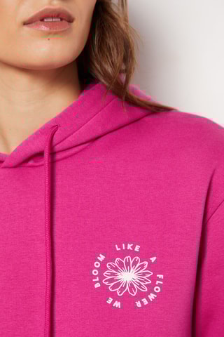 Sweat à capuche - Rose