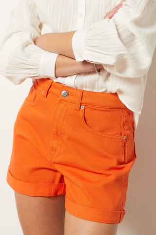 Short en jean Orange