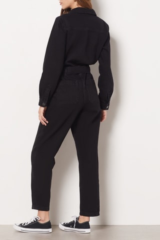 Combinaison en jean - Noir