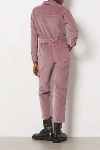 Combinaison en velours - Rose