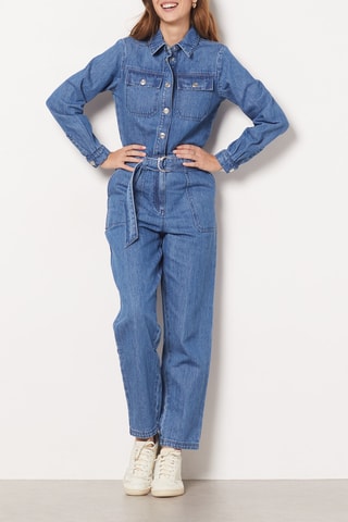 Combinaison en jean - Bleu