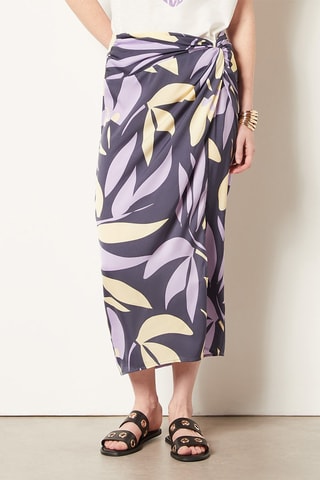 Jupe midi Mauve