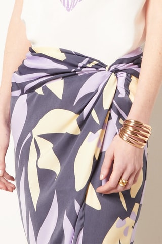 Jupe midi Mauve