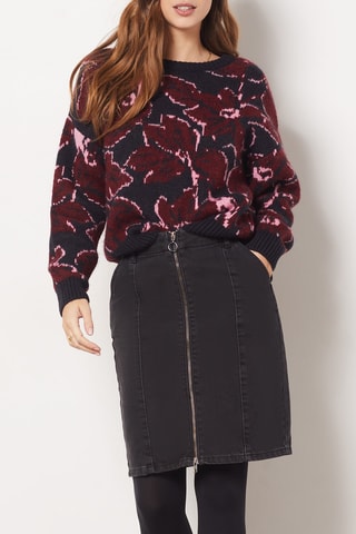 Jupe en jean - Noir