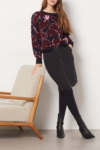 Jupe en jean - Noir