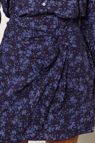 Jupe portefeuille - Bleu