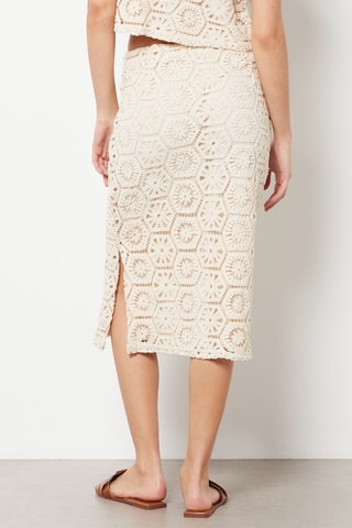 Jupe droite - Beige