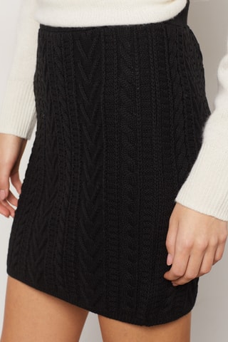 Jupe taille haute - Noir