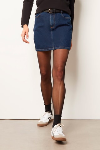 Jupe en jean - Bleu marine