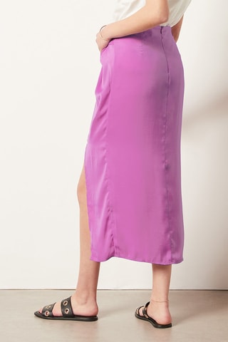 Jupe midi Rose