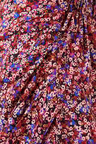 Jupe portefeuille taille haute Multicolore