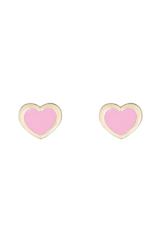 Brincos Cœur rose Ouro amarelo
