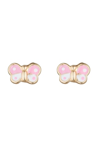 Brincos Papillon Rose Ouro amarelo