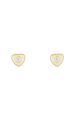 Brincos Cœur véritable Ouro amarelo