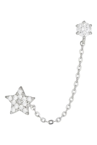 Brinco Nuit étoilée 
Ouro branco