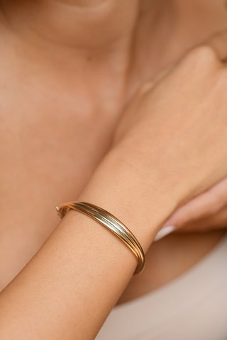 Pulseira Trio d'Or Ouro amarelo, ouro rosa e ouro branco