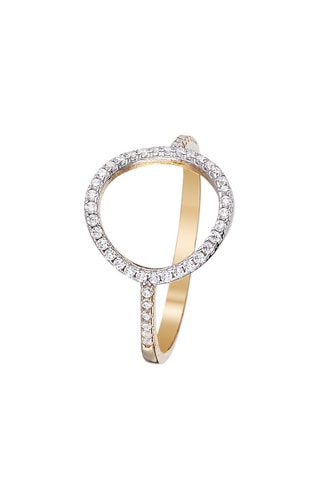 Anel Cercle Merveilleux   Ouro amarelo e ouro branco