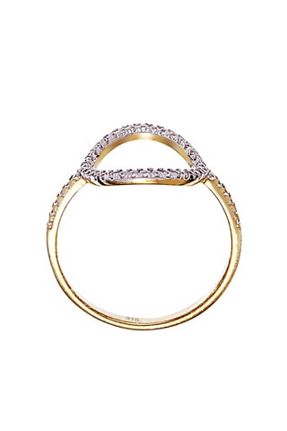 Anel Cercle Merveilleux   Ouro amarelo e ouro branco