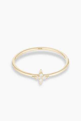  Bague Kamélia Or jaune 