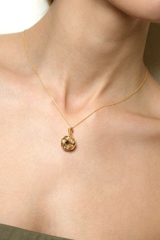 Pendentif Noeud Or jaune