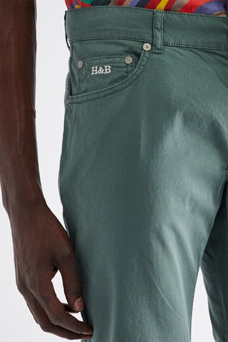 Calças casual - Verde - Harmont & Blaine