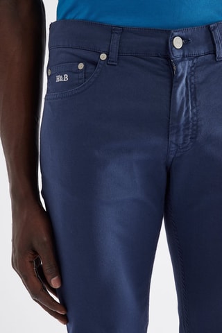 Calças slim - Azul - Harmont & Blaine