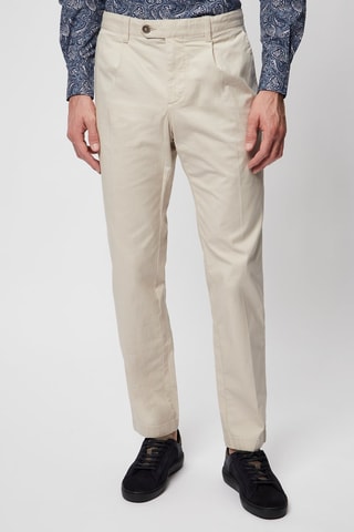 Calças chino regular - Bege - Harmont & Blaine Jeans
