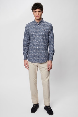 Calças chino regular - Bege - Harmont & Blaine Jeans