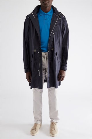 Parka à capuche intégrée - Bleu marine - Harmont & Blaine
